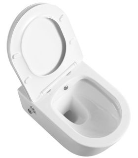 Подвесной унитаз Art&Max Zoe безободковый белый AM9322C1CHR